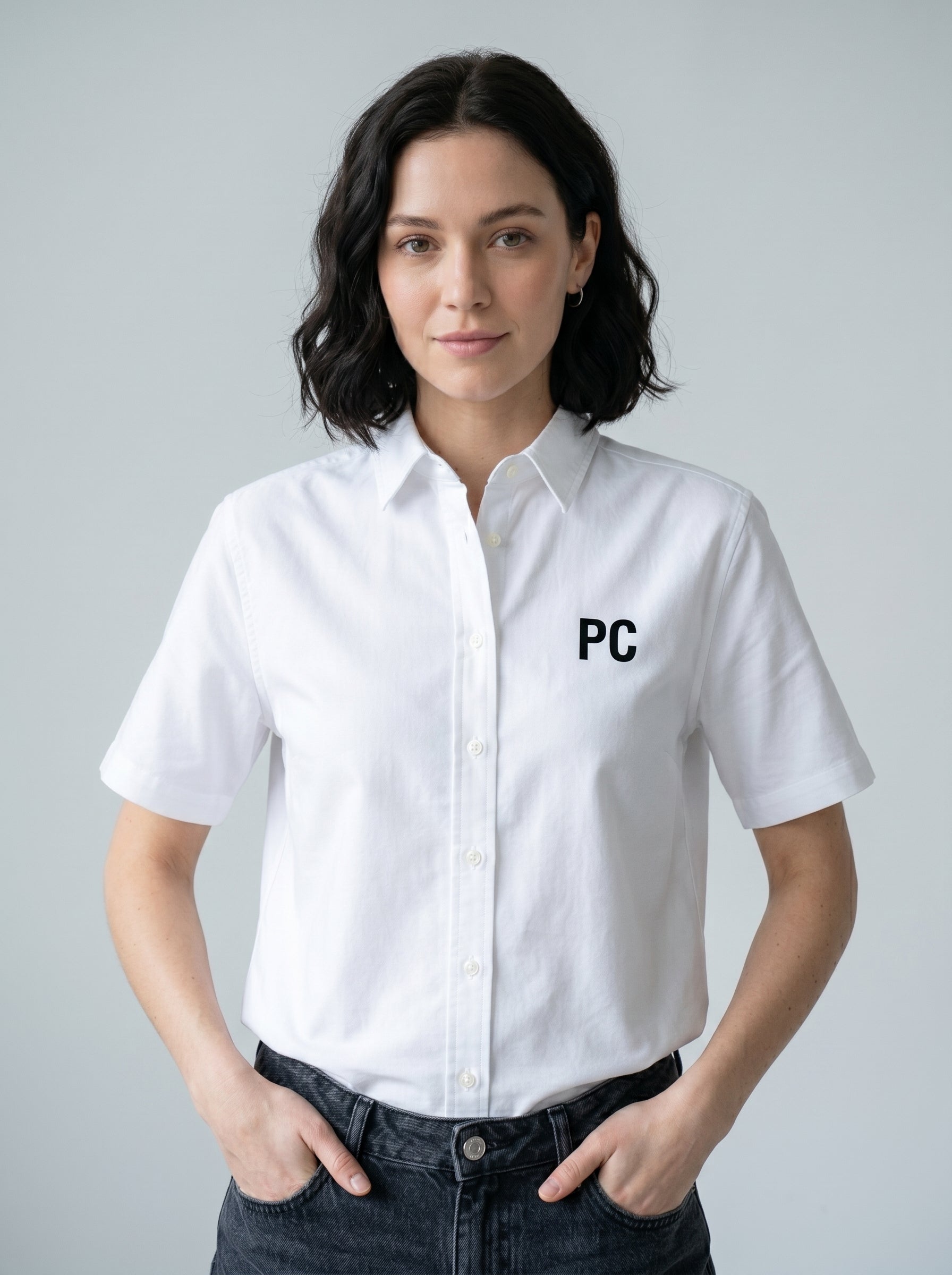 PC Casual Button Shirt – White