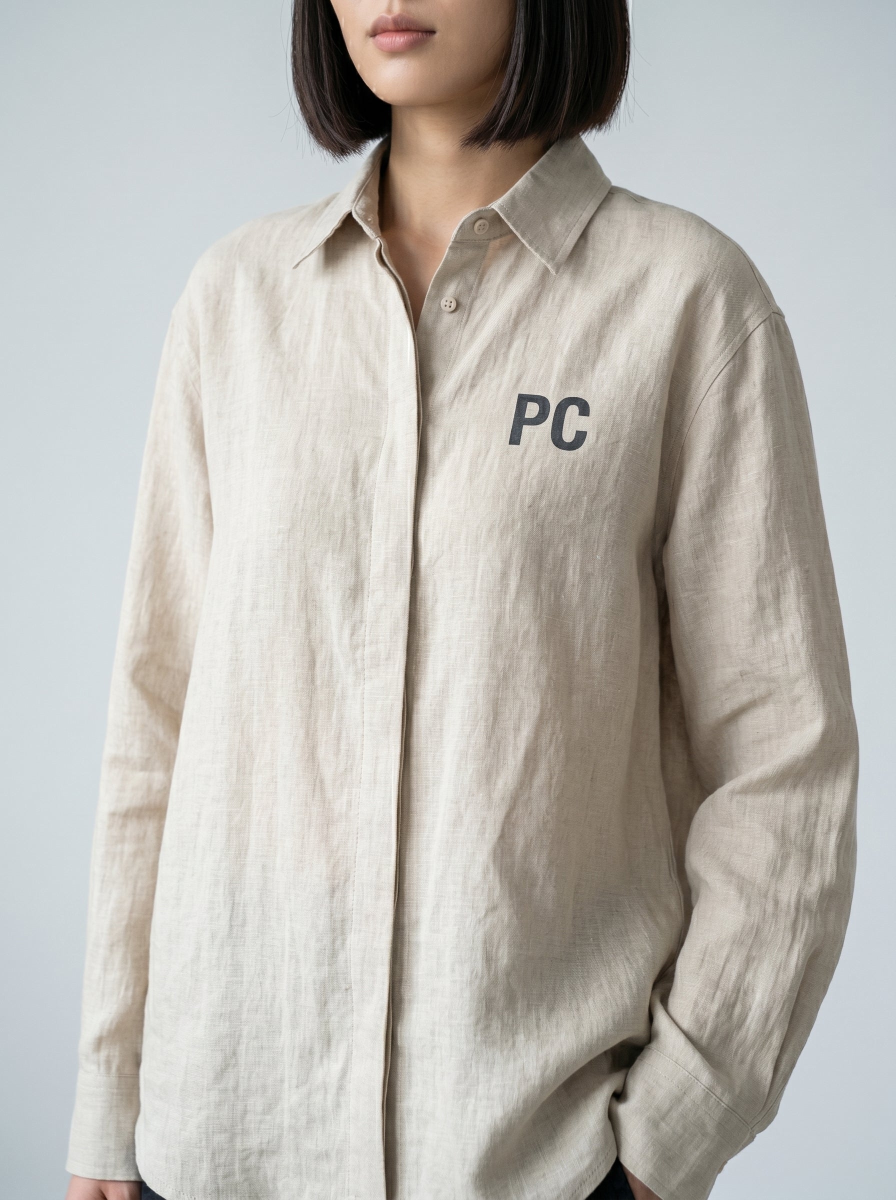 PC Summer Linen Shirt – Beige