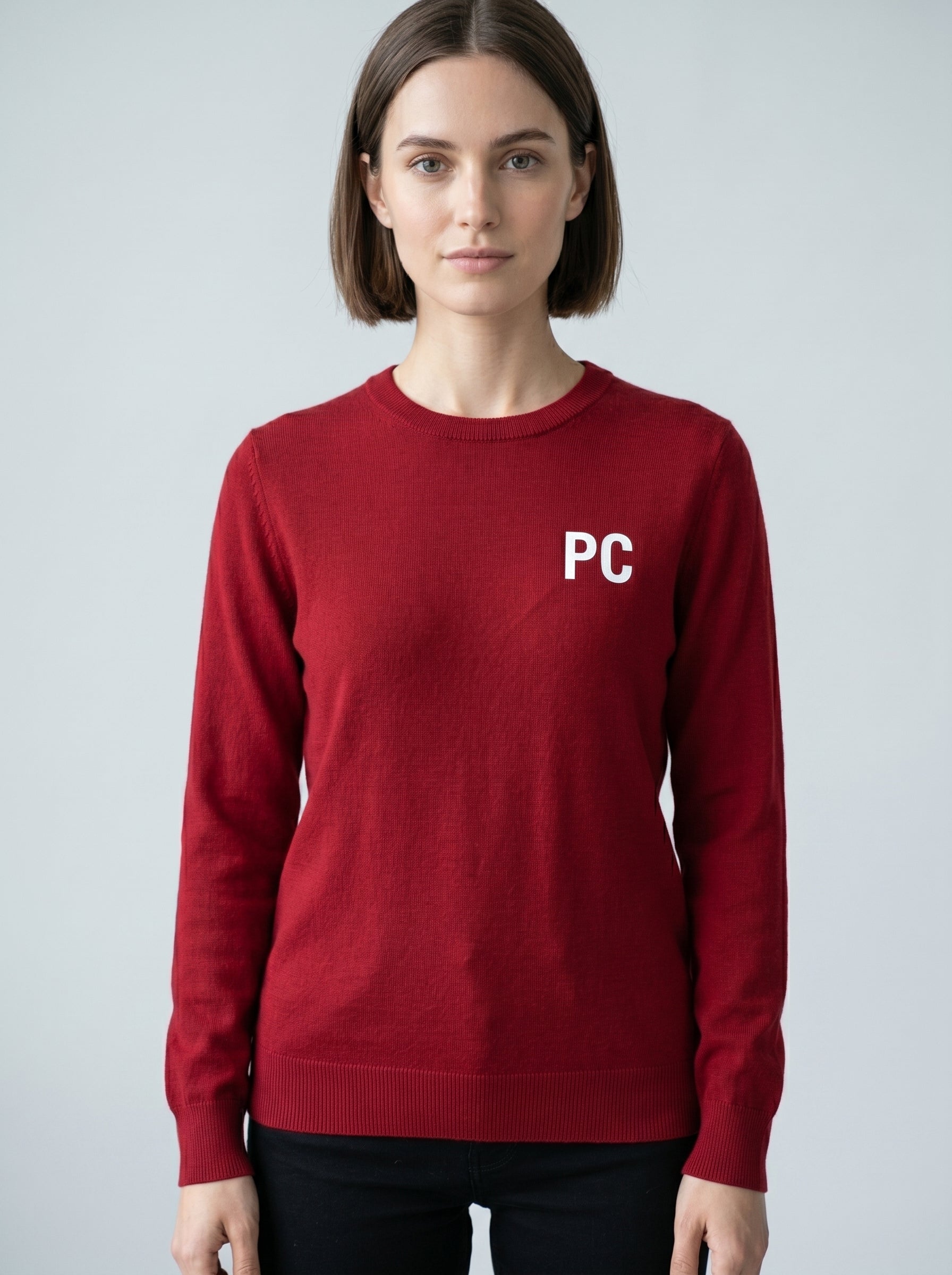 PC Classic Crewneck Sweater – Red