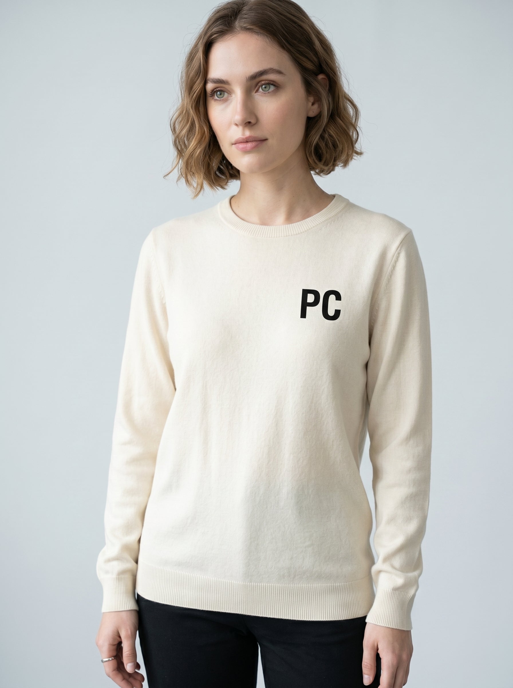 PC Everyday Crewneck – Cream