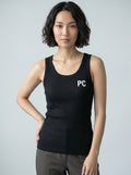 PC Women’s Ribbed Tank – Black