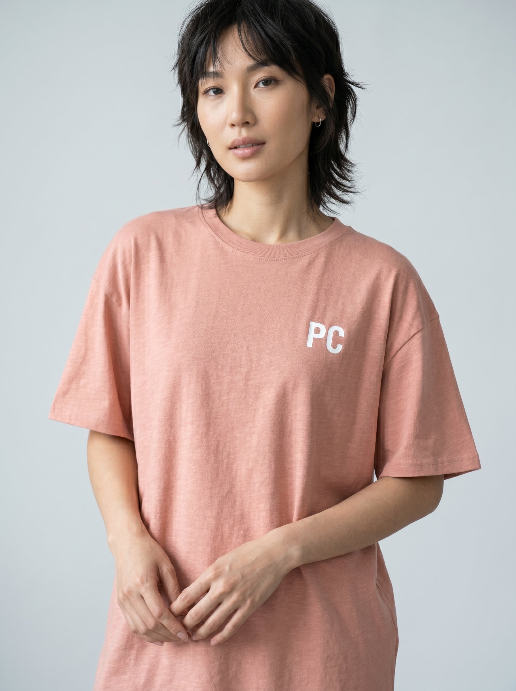 PC Women’s Oversized Tee – Pink Sand