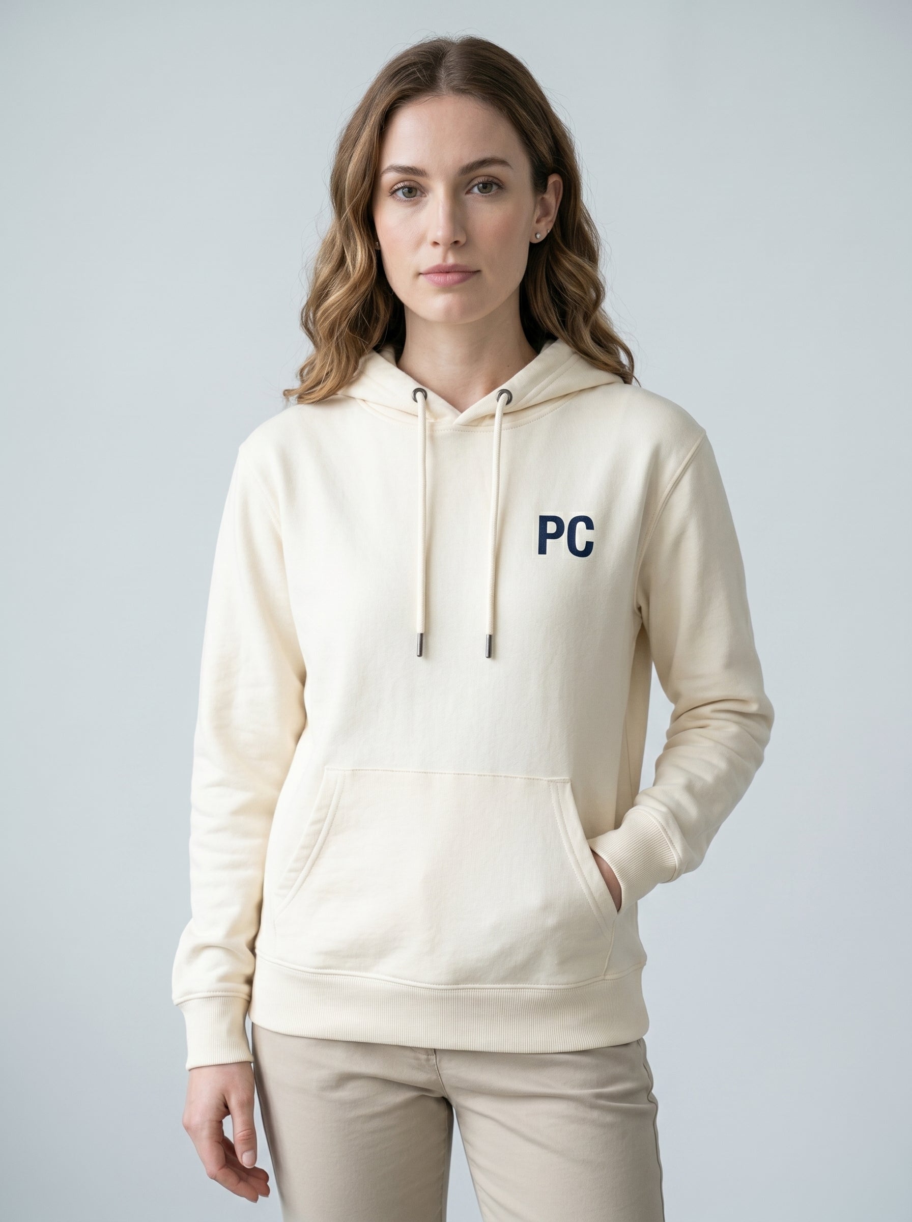 PC Women’s Casual Hoodie – Cream