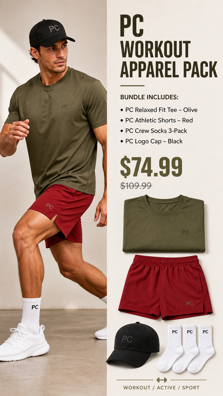 PC Workout Apparel Pack