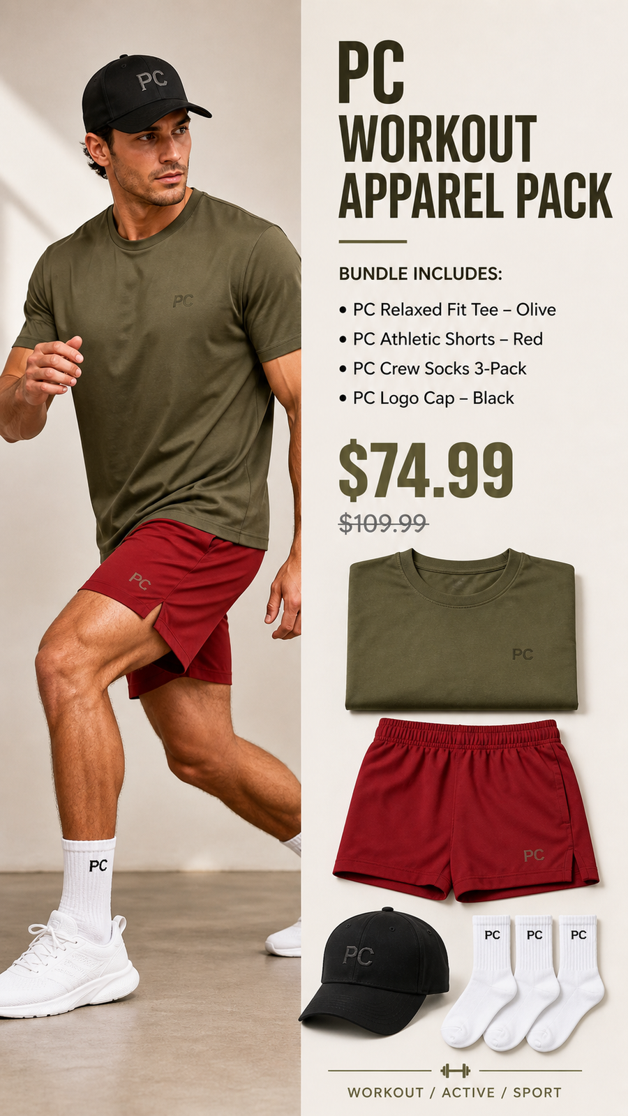 PC Workout Apparel Pack